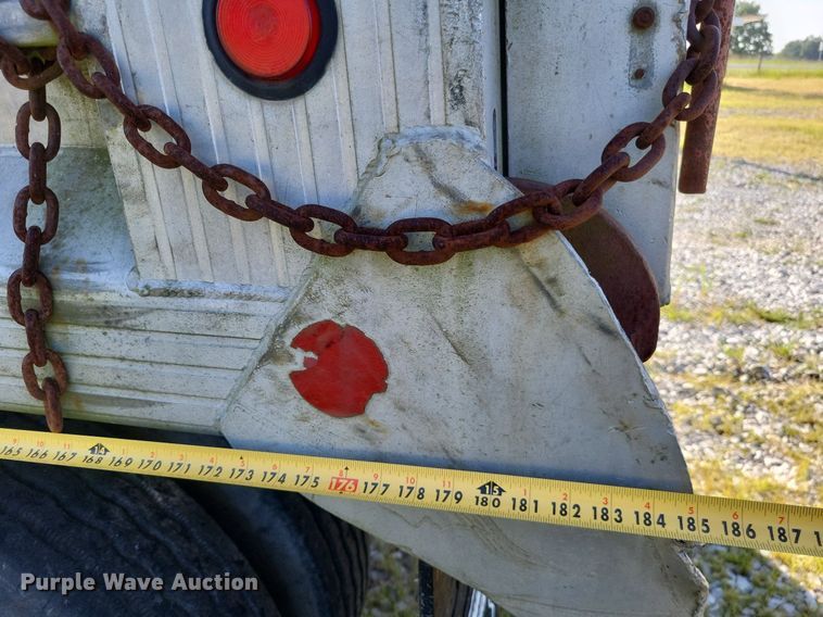 image for item DP5243 1993 Shop built  end dump pup trailer