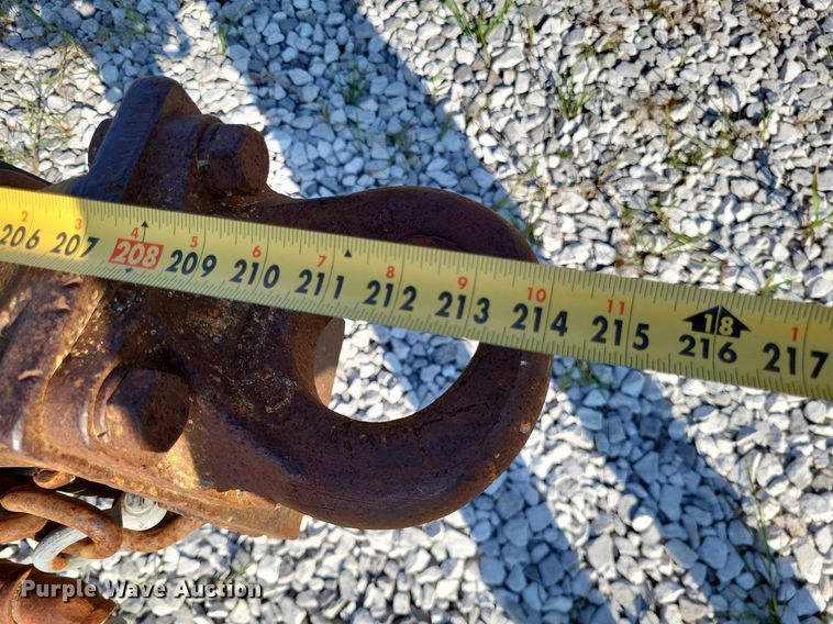 image for item DP5243 1993 Shop built  end dump pup trailer