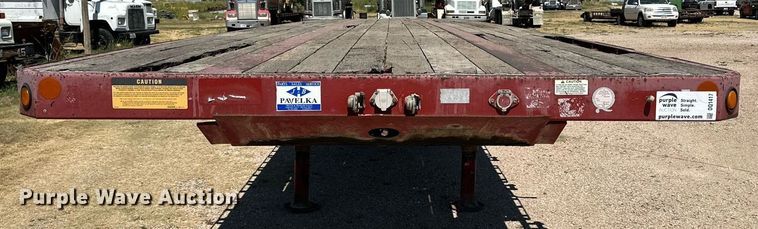 image for item DQ1417 2007 Lufkin  flatbed trailer