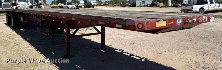 image for item DQ1417 2007 Lufkin  flatbed trailer