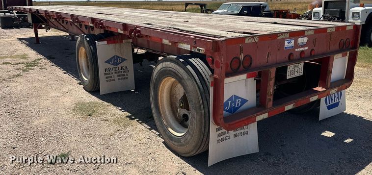 image for item DQ1417 2007 Lufkin  flatbed trailer