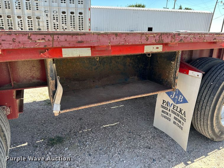 image for item DQ1417 2007 Lufkin  flatbed trailer