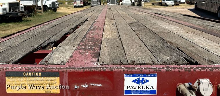 image for item DQ1417 2007 Lufkin  flatbed trailer