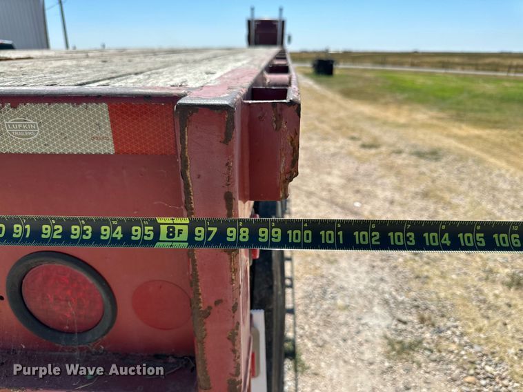 image for item DQ1417 2007 Lufkin  flatbed trailer