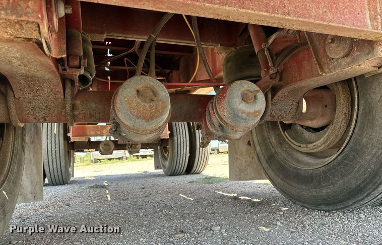 image for item DQ1417 2007 Lufkin  flatbed trailer