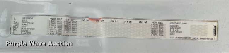 image for item KW9119 2012 Freightliner Cascadia  semi truck