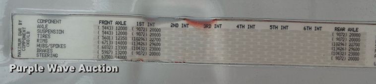 image for item KW9119 2012 Freightliner Cascadia  semi truck