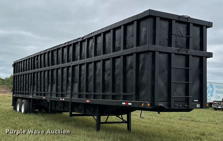 image for item MQ9428 1991 Transcraft  refuse  trailer