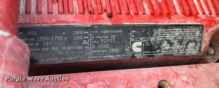 image for item NA9141 2017 International ProStar+ 122  semi truck