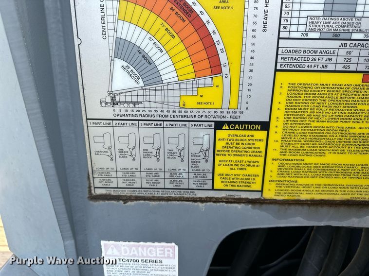 image for item NL9045 1999 International 2654  crane truck
