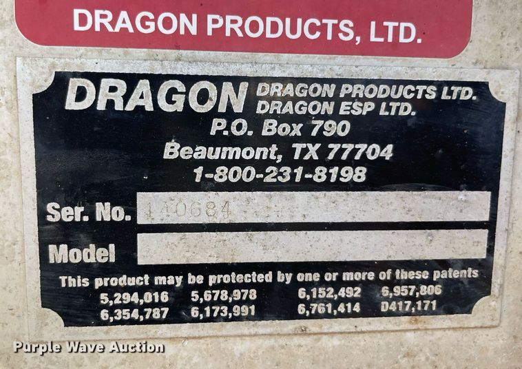 image for item NT9518 2015 Dragon  vacuum trailer