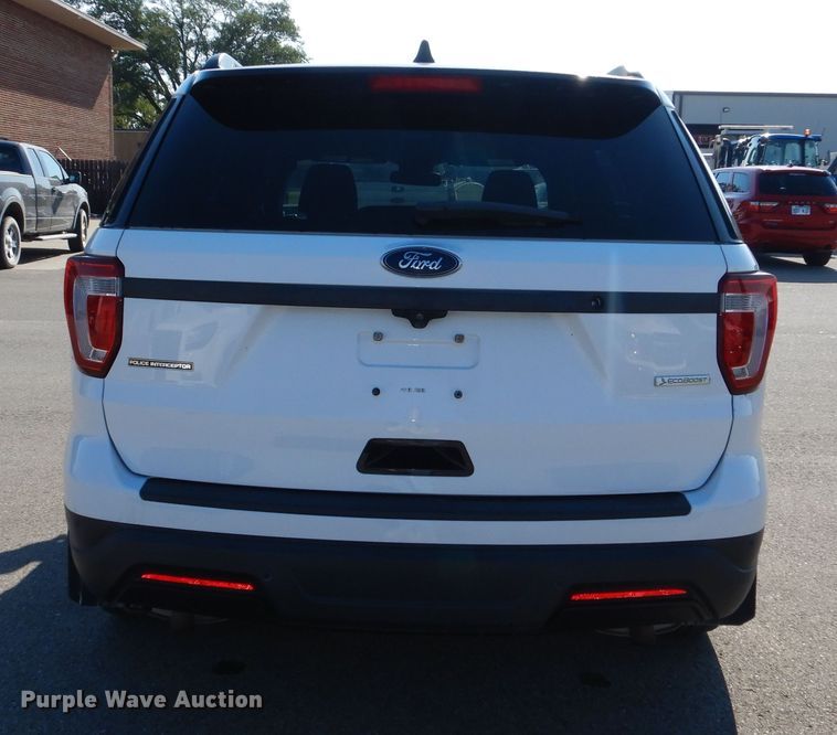 image for item DN8664 2018 Ford Explorer Police Interceptor  SUV