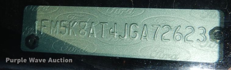 image for item DN8664 2018 Ford Explorer Police Interceptor  SUV