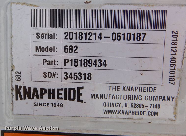 image for item DN8669 2019 Chevrolet Silverado 2500HD Double Cab utility bed pickup truck