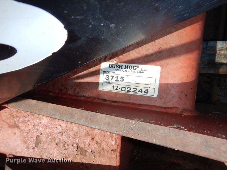 image for item DN8678 Bush Hog 3715 batwing rotary mower