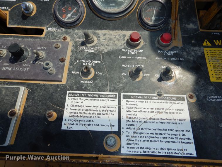 image for item DN8690 1989 Vermeer CC-135 concrete cutter