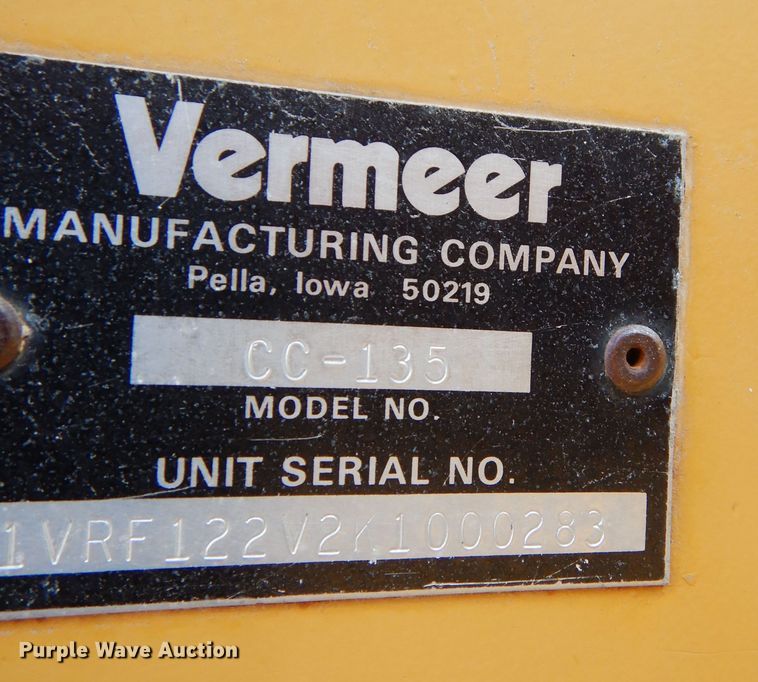 image for item DN8690 1989 Vermeer CC-135 concrete cutter
