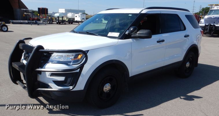 image for item DN8691 2018 Ford Explorer Police Interceptor  SUV