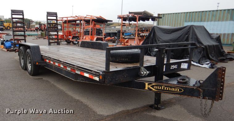 image for item DN8697 2016 Kaufman equipment trailer