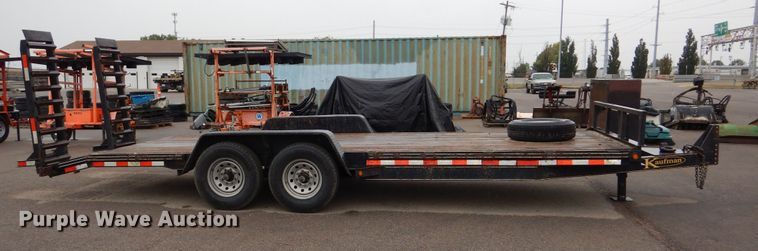image for item DN8697 2016 Kaufman equipment trailer