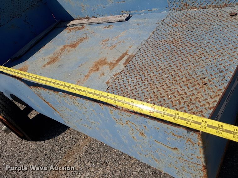 image for item IP9490 Shop built  utility trailer