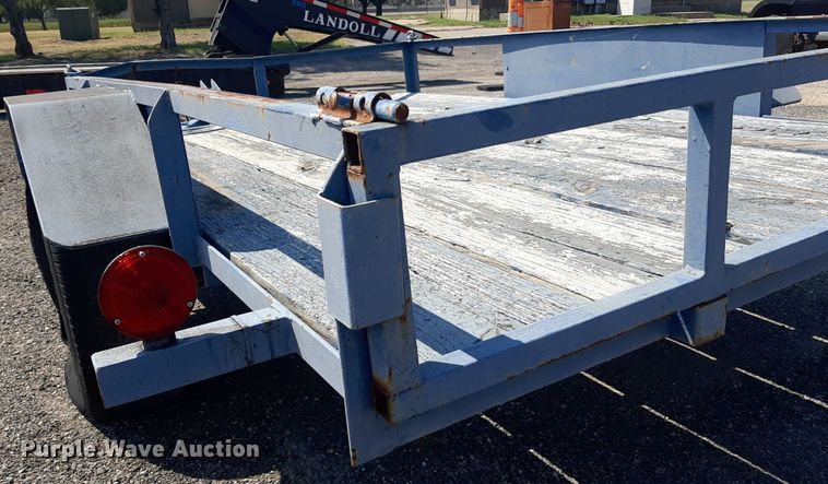 image for item IP9491 Shop built  utility trailer