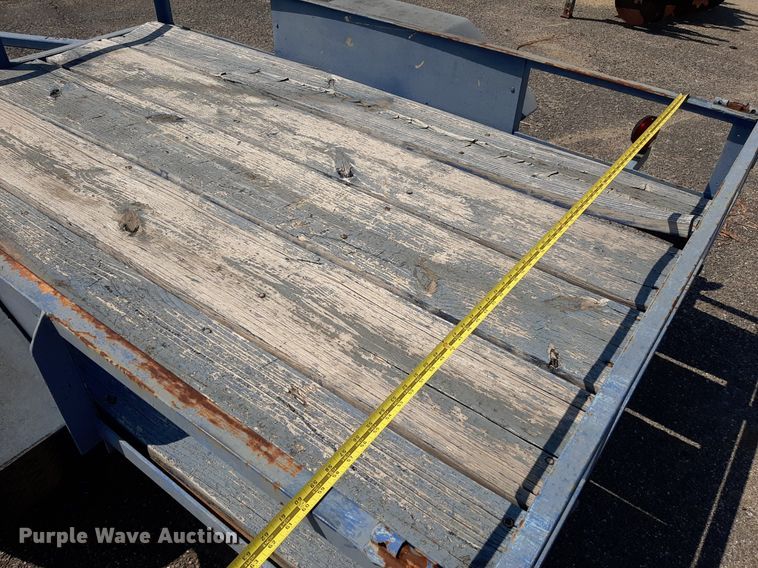 image for item IP9491 Shop built  utility trailer