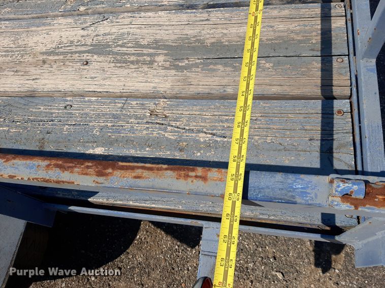 image for item IP9491 Shop built  utility trailer