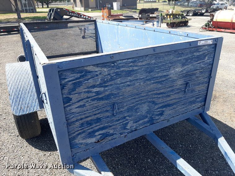 image for item IP9492 Shop built  utility trailer