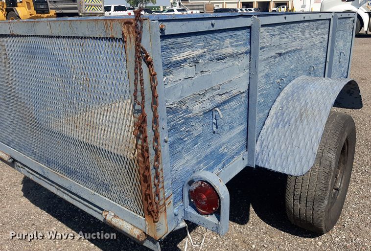 image for item IP9492 Shop built  utility trailer