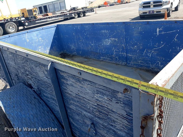 image for item IP9492 Shop built  utility trailer