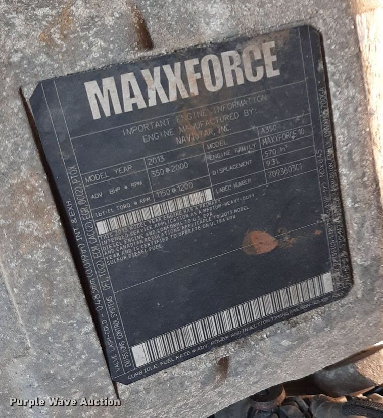 image for item NF9035 2014 International WorkStar 7500  dump truck