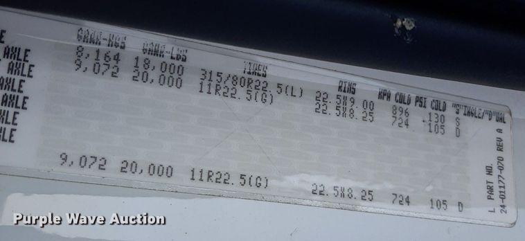 image for item NF9038 2012 Freightliner Business Classic M2  dump truck