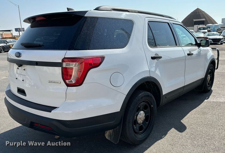 image for item NF9042 2018 Ford Explorer Police Interceptor  SUV