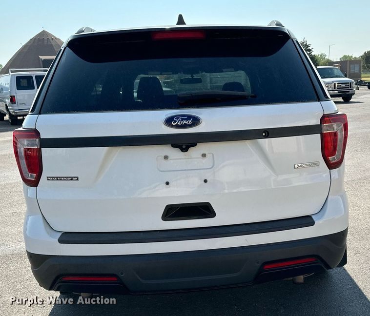 image for item NF9042 2018 Ford Explorer Police Interceptor  SUV