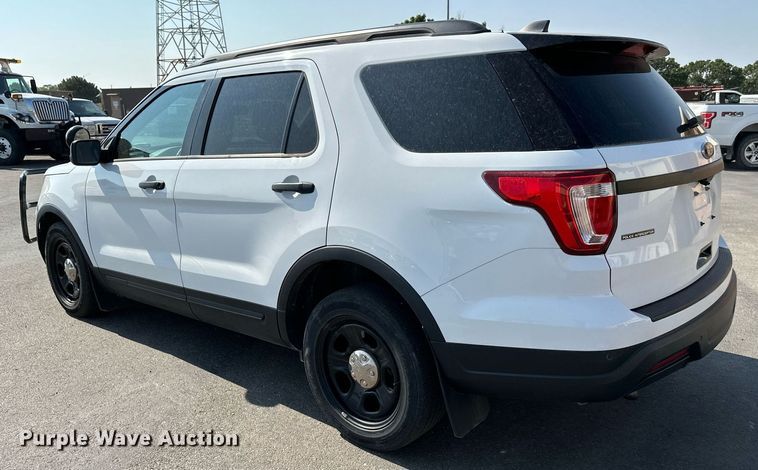 image for item NF9042 2018 Ford Explorer Police Interceptor  SUV