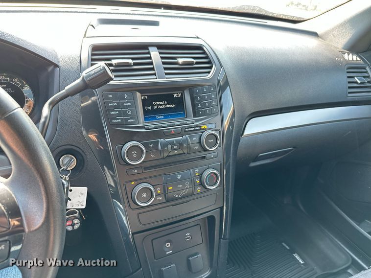 image for item NF9042 2018 Ford Explorer Police Interceptor  SUV