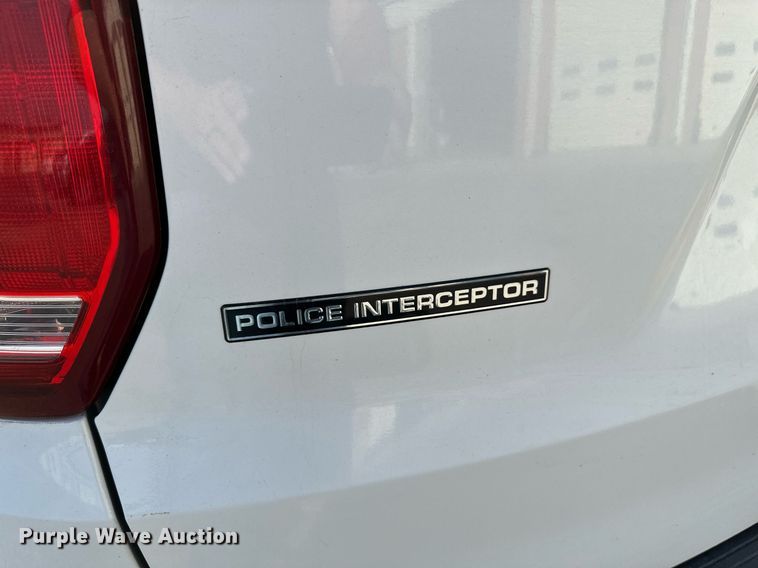image for item NF9042 2018 Ford Explorer Police Interceptor  SUV