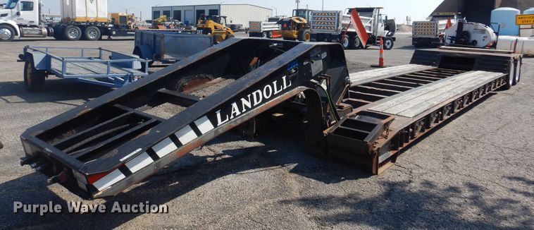 image for item NF9053 2006 Landoll  lowboy equipment trailer