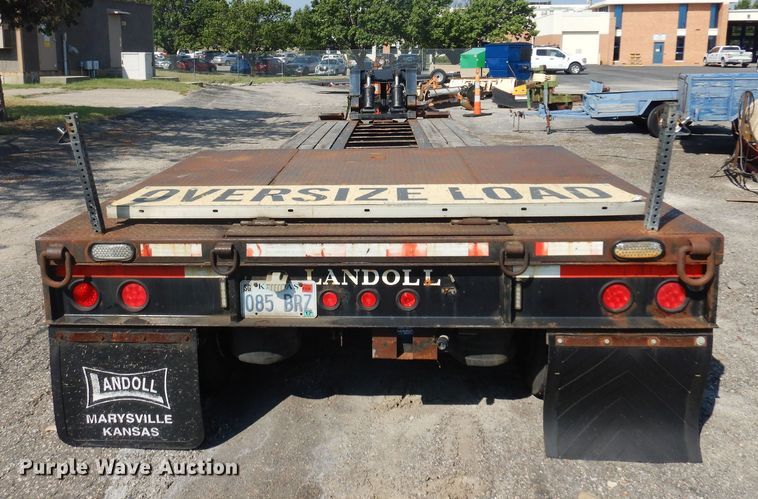 image for item NF9053 2006 Landoll  lowboy equipment trailer