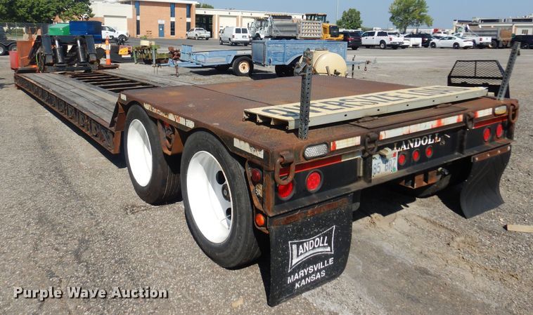 image for item NF9053 2006 Landoll  lowboy equipment trailer