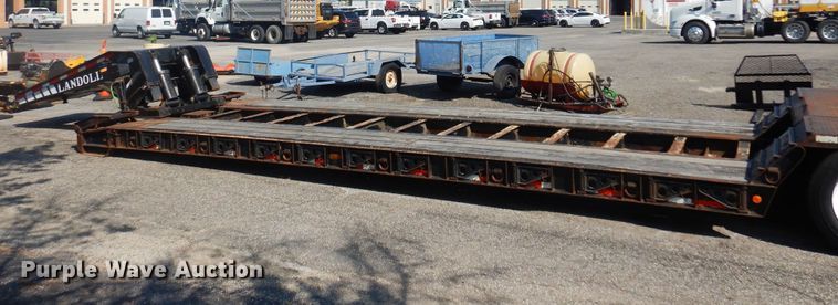 image for item NF9053 2006 Landoll  lowboy equipment trailer