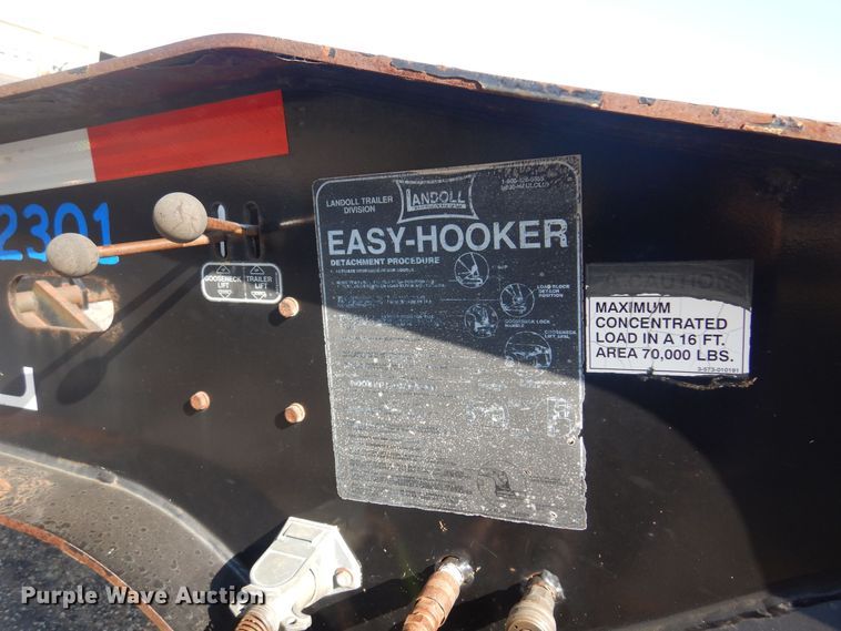 image for item NF9053 2006 Landoll  lowboy equipment trailer