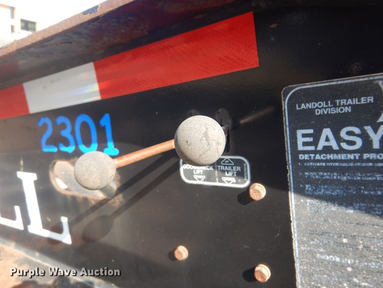 image for item NF9053 2006 Landoll  lowboy equipment trailer