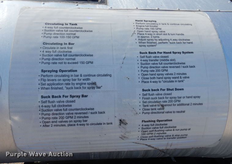 image for item NF9055 2005 Etnyre MU-6  oil distributor trailer