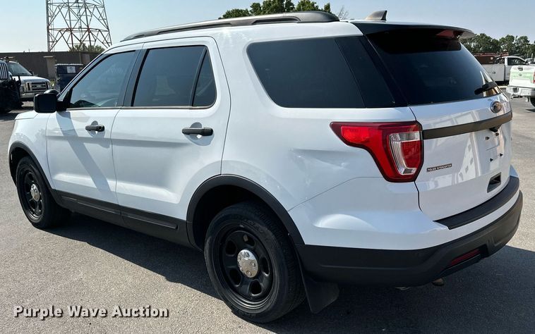 image for item NF9128 2018 Ford Explorer Police Interceptor  SUV