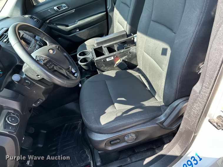 image for item NF9128 2018 Ford Explorer Police Interceptor  SUV