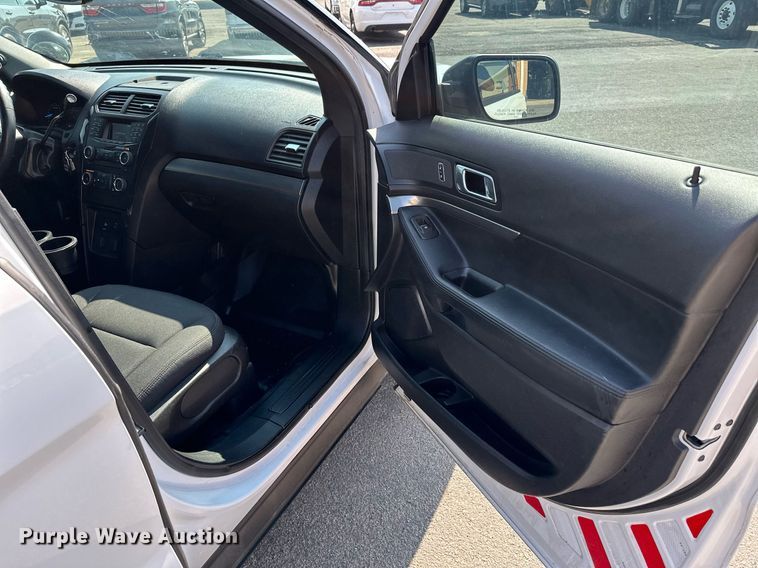 image for item NF9128 2018 Ford Explorer Police Interceptor  SUV