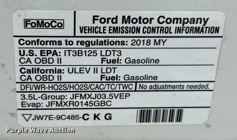 image for item NF9128 2018 Ford Explorer Police Interceptor  SUV