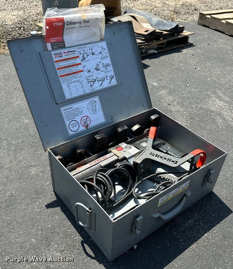 image for item NF9129 Ridgid CT400 Pro Press  crimper